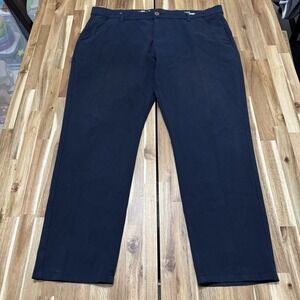 Mugsy Jeans Pants Mens 42x30 Navy Blue Morgan Chino Stretch Preppy Pockets